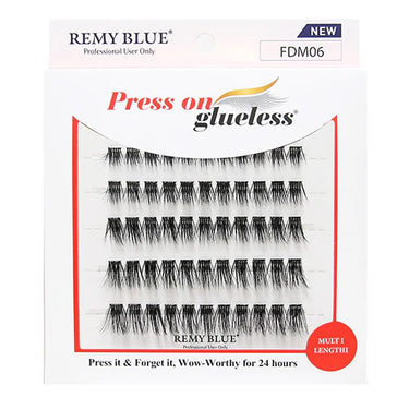 Remy Blue Press On Glueless Multi Length FDM06 - ANNS BEAUTY SUPPLY